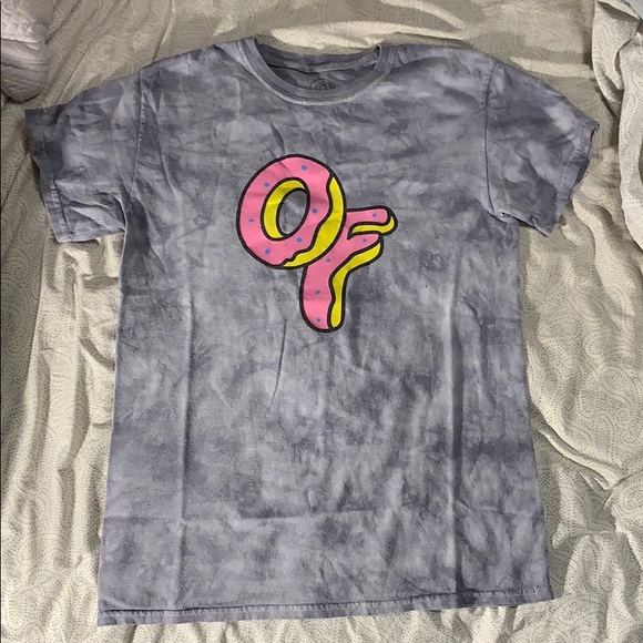 Tie-dye Grey Odd Future T-shirt - Picture 1 of 4